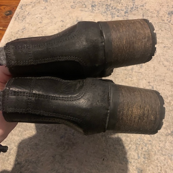 Chunky Black Booties - Picture 3 of 4